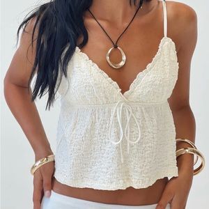 Princess Polly “KELLAN TOP CREAM”